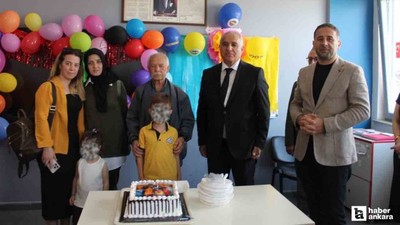 Elvankent'te şehidin oğluna doğum günü sürprizi yapıldı