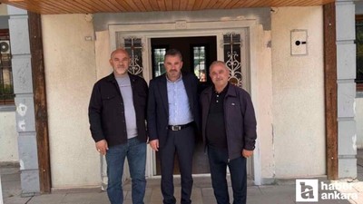 Pursaklar Belediye Başkanı Çetin bayram ziyaretlerine muhtarlarla başladı