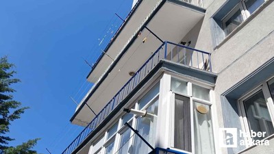 Sincan'da balkondan evine geçmeye çalışan kadın düşerek ağır yaralandı