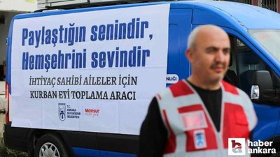 ABB ihtiyaç sahipleri için kurban etini bu noktalardan alacak