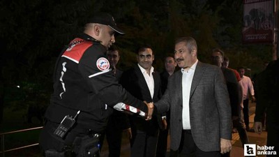 Ankara İl Emniyet Müdürü Dinç, Keçiören'de görevli polislerle bir araya geldi