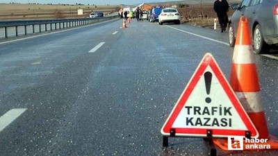 Ankara - Uşak karayolu üzerinde kaza: 5'i çocuk 7 yaralı