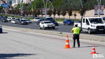 Ankara'da bayram için trafik denetimleri artırıldı