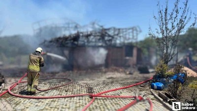 Nallıhan'da korkutan ev yangını: Kullanılamaz hale geldi