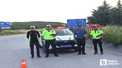 Samsun - Ankara karayolunda trafik denetimleri sıkılaştırıldı