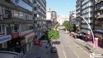 Başkent sokakları Kurban Bayramı'nın ilk gününde boş kaldı