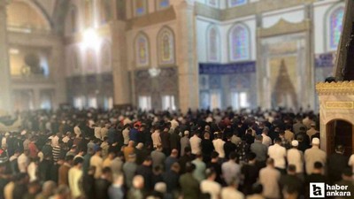 Başkentte bayram namazı hareketliliği
