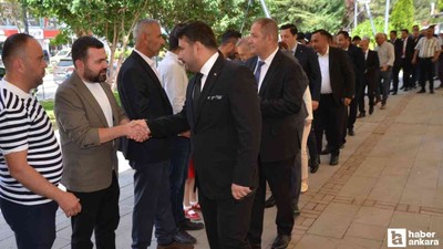 Kahramankazan Belediye Başkanı Çırpanoğlu, bayramlaşma törenine katıldı