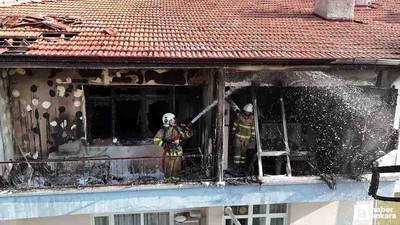 Kırıkkale'de yangın çıkan evde tüp patladı, 1 kişi hastaneye kaldırıldı