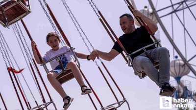 Bayramda Ankara'da kalanlar Gençlik Parkına gitmeyi tercih etti