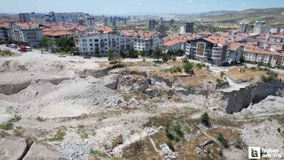 Keçiören'de mahalle sakinlerinin heyelan endişesi