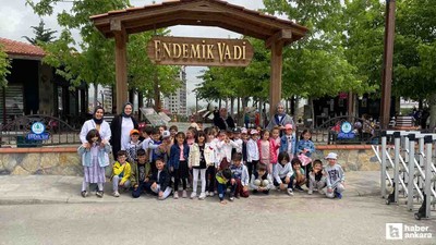 Pursaklar Belediyesi öğrencileri Endemik Vadi'de ağırlıyor