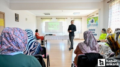 Altındağ Belediyesinden vatandaşlara çevreyi temiz bırakma semineri