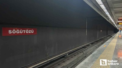 Ankara'da metro neden çalışmıyor, Söğütözü metrosu intihar vakası mı oldu, arıza mı var?