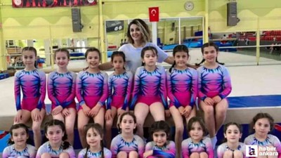 Beypazarlı öğrencilerden cimnastikte Ankara birinciliği