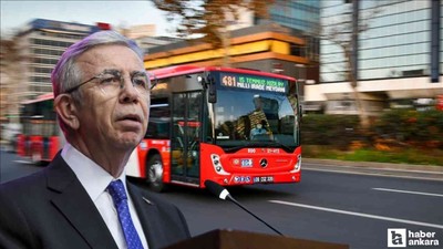 Mansur Yavaş ücretsiz aktarma uygulamasını duyurdu