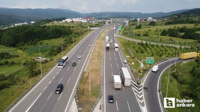 Anadolu Otoyolu'nda çalışma: Ulaşım Ankara istikametinden sağlanacak