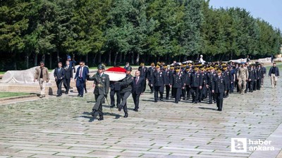 Jandarma heyeti Anıtkabir'i ziyaret etti