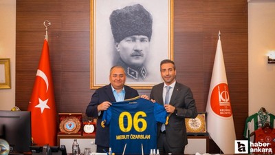Keçiören Belediye Başkanı Özarslan bir yıllık maaşını Ankaragücü'ne bağışladı