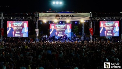 Sincan Belediyesi Veli Erdem Karakülah konseriyle müzik dolu bir akşam yaşattı