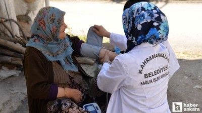 Kahramankazan Belediyesi evde sağlık hizmeti uygulamasI devam ediyor