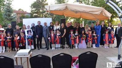 Kahramankazan'da minikler mezun oldu