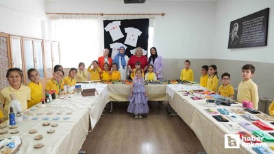 Keçiören Belediyesi ilkokul öğrencilerinin eserlerinden sergi açtı