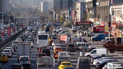 Başkentte trafiğe kayıtlı toplam taşıt sayısı 3 milyona yaklaştı