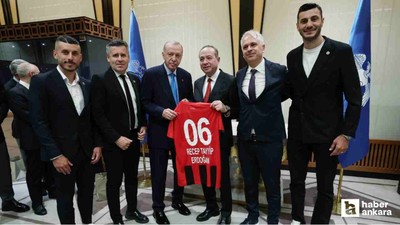 Gençlerbirliği'nden Cumhurbaşkanı Erdoğan'a ziyaret