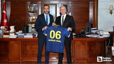 Ankaragücü'nden ABB Başkanı Mansur Yavaş'a ziyaret