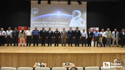 Türkiye'nin ilk astronotu Gezeravcı, Kahramankazan'a konuk oldu!