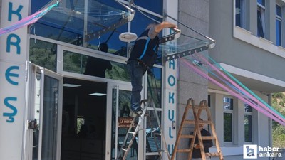 Pursaklar Belediyesinden Nezaket Okullarında bakım ve onarım mesaisi