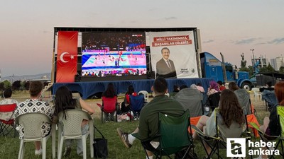 Altındağ Belediyesi Milletler Ligi heyecanını dev ekranda yaşatıyor