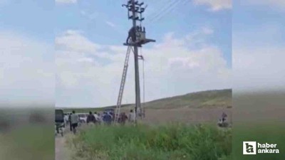 Beypazarı'nda arıza için trafoya çıkan çiftçiyi elektrik çarptı