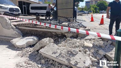 Altındağ'da sürekli trafik kazası yaşanan cadde tedirginlik yarattı
