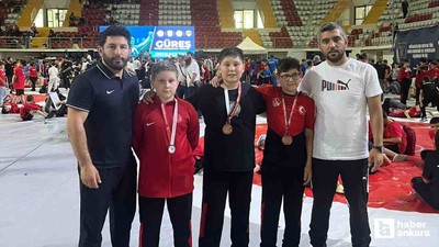 Altındağ Belediyesi'nin minik sporcuları Sivas'tan madalyalarla dönüyorlar