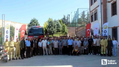 Beypazarı'nda imamlar orman yangınlarına karşı bilgilendirildiler