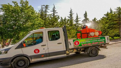 Keçiören Belediyesi'nden haşere ve sineklerle 3 boyutlu temizlik