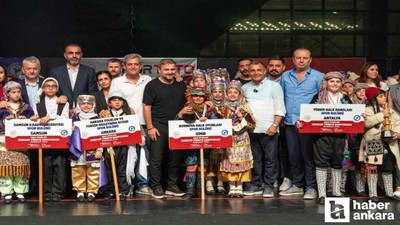 Minikler Türkiye Halk Oyunları Şampiyonası sona erdi