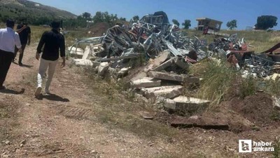 Ayaş'ta hobi bahçelerinin tebligatsız yıkıldığı iddiası!