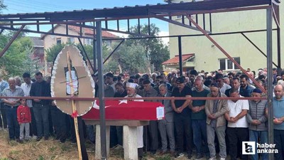 Etimesgut'ta kavgada vurulan polis memuru Çankırı'da toprağa verildi