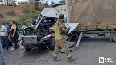 Sincan'da işçi servisi kaza yaptı: 1 ölü, 3'ü ağır 8 yaralı