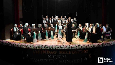 Altındağ Belediyesi'nin tasavvuf konseri dinleyenleri mest etti