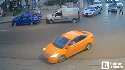 Çankaya'da trafikte sürücülerin kavgası kamerada