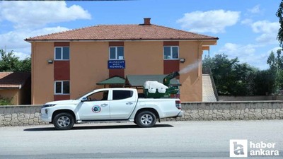 Kahramankazan Belediyesi haşere mesaisinde
