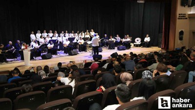 Keçiören'de müzik atölyesi konserle sezonu kapattı