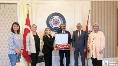 Muhabirler Derneği, Ankara İl Emniyet Müdürü Engin Dinç'i ziyaret etti