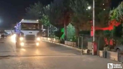Sincan Belediyesi'nden Bolu'daki orman yangınına su tankeri desteği