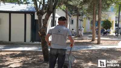 Kahramankazan Belediyesi Sancak Parkı ve Çay Bahçesi’ni yeniliyor