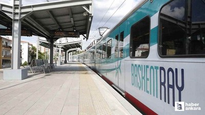 Ankara'da Başkentray 15 Temmuz Salı günü ücretsiz olacak!